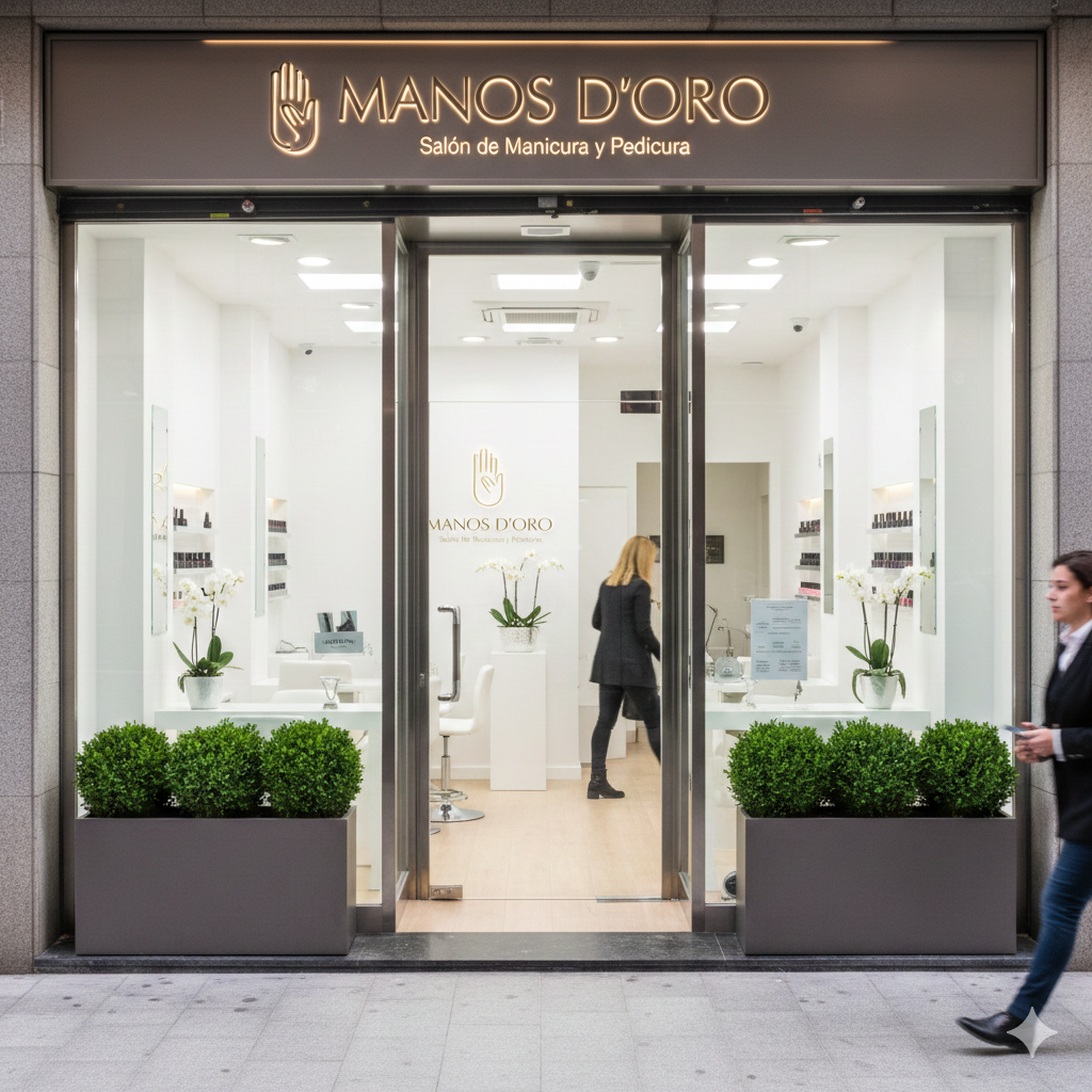 Web Salón de Manicura Manos d'Oro